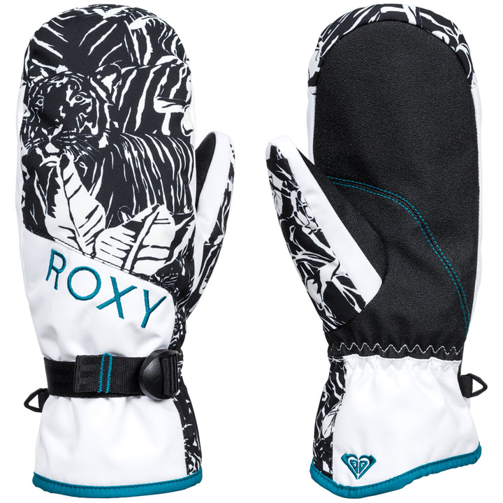 Roxy Jetty Mittens - Women's True Black Tiger Camo