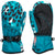 Roxy Jetty Mittens - Girls' Ocean Depths Leopold
