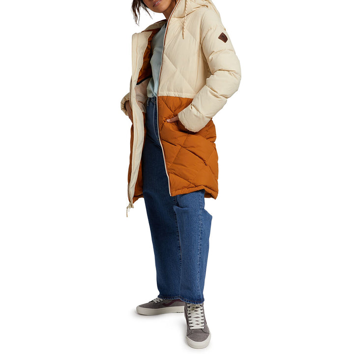 Burton Chescott Down Jacket - Women's Creme Brulee/True Penny