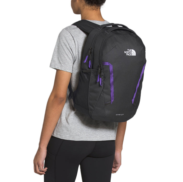 The North Face Vault Backpack - Women's Asphalt Grey/Peak Purple