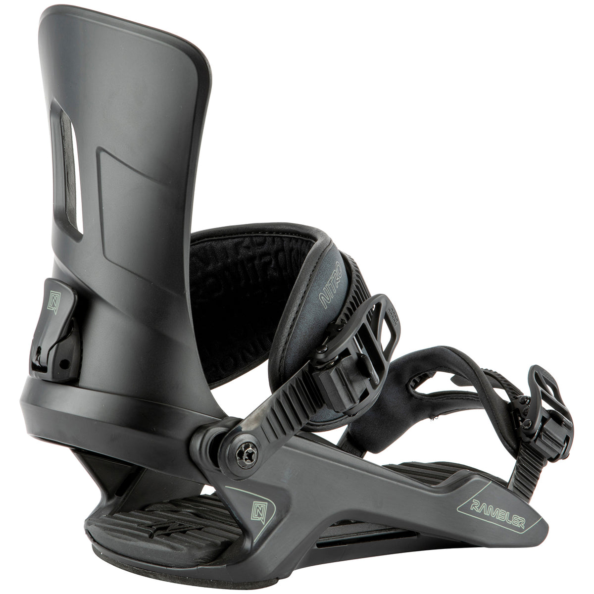 Nitro Rambler Snowboard Bindings 2022 Ultra Black