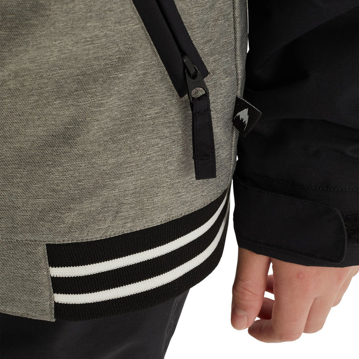 Burton Game Day Jacket - Boys' Heather Bog/True Black