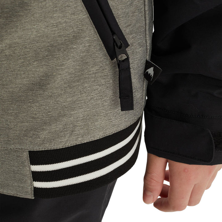 Burton Game Day Jacket - Boys' Heather Bog/True Black