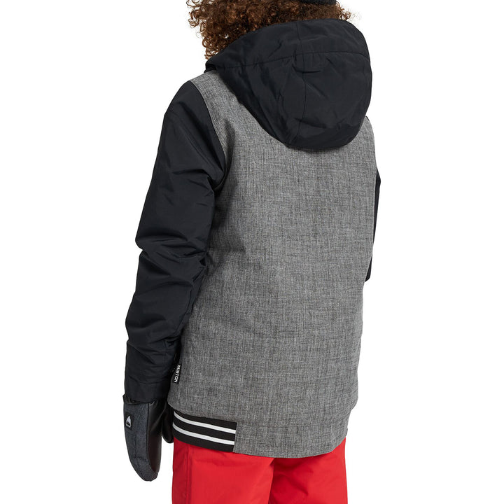 Burton Game Day Jacket - Boys' Heather Bog/True Black