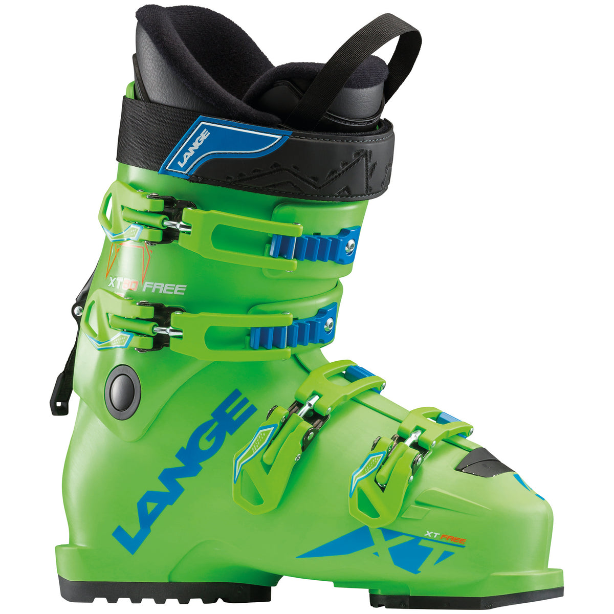 Lange XT 80 Wide SC Ski Boots - Boys' 2020 Fluoro Green