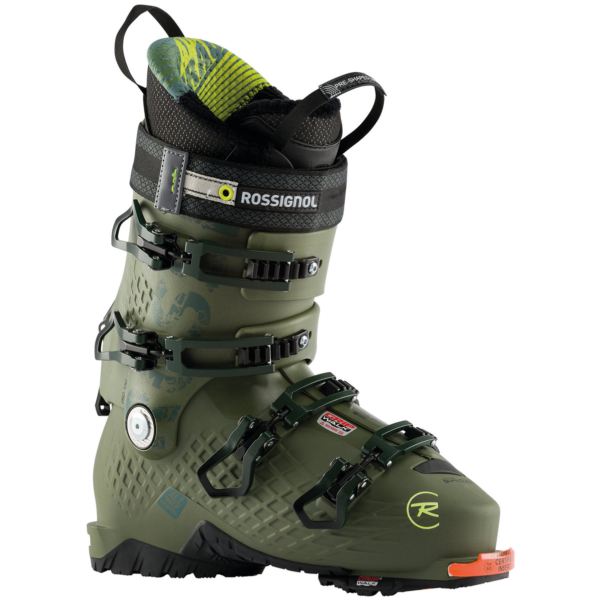 Rossignol Alltrack Pro 130 GW Alpine Touring Ski Boots 2021 Khaki/Green