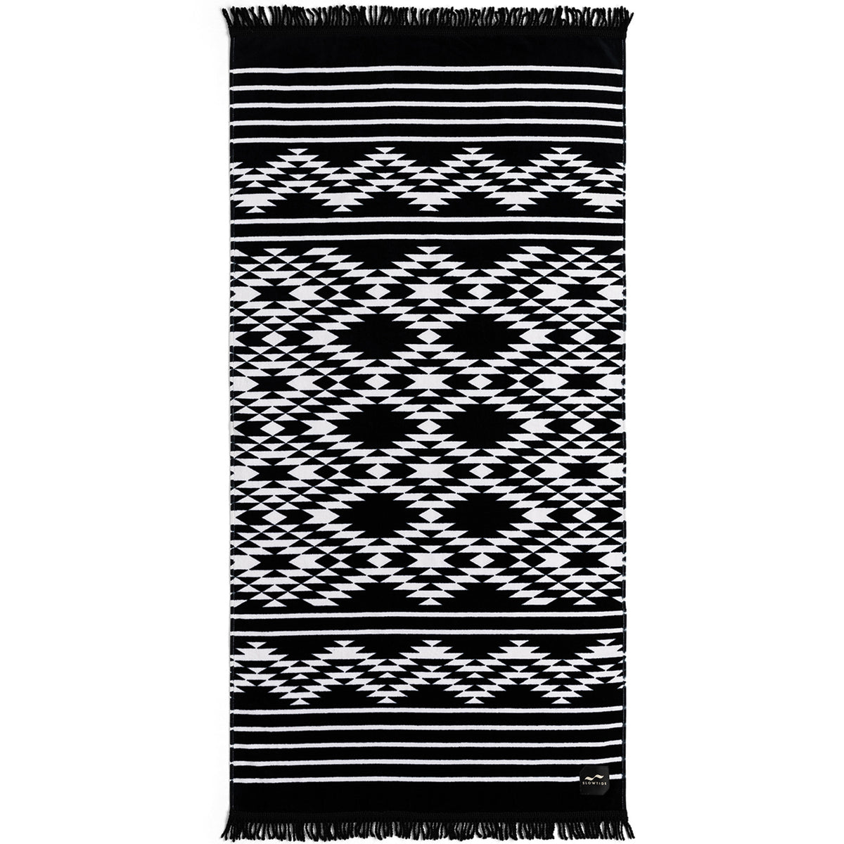 Slowtide Badlands Towel Black