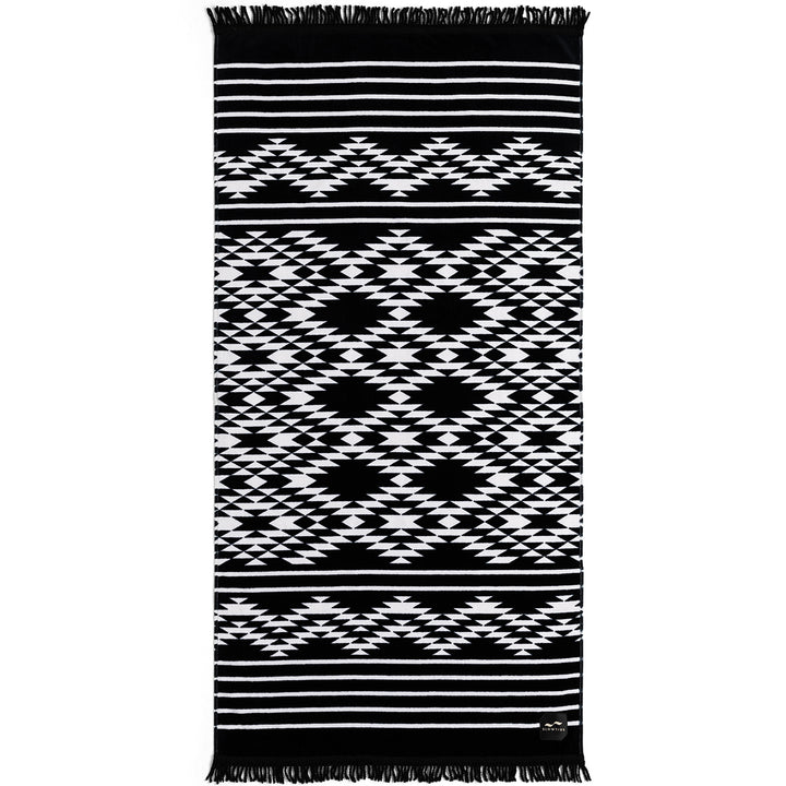 Slowtide Badlands Towel Black