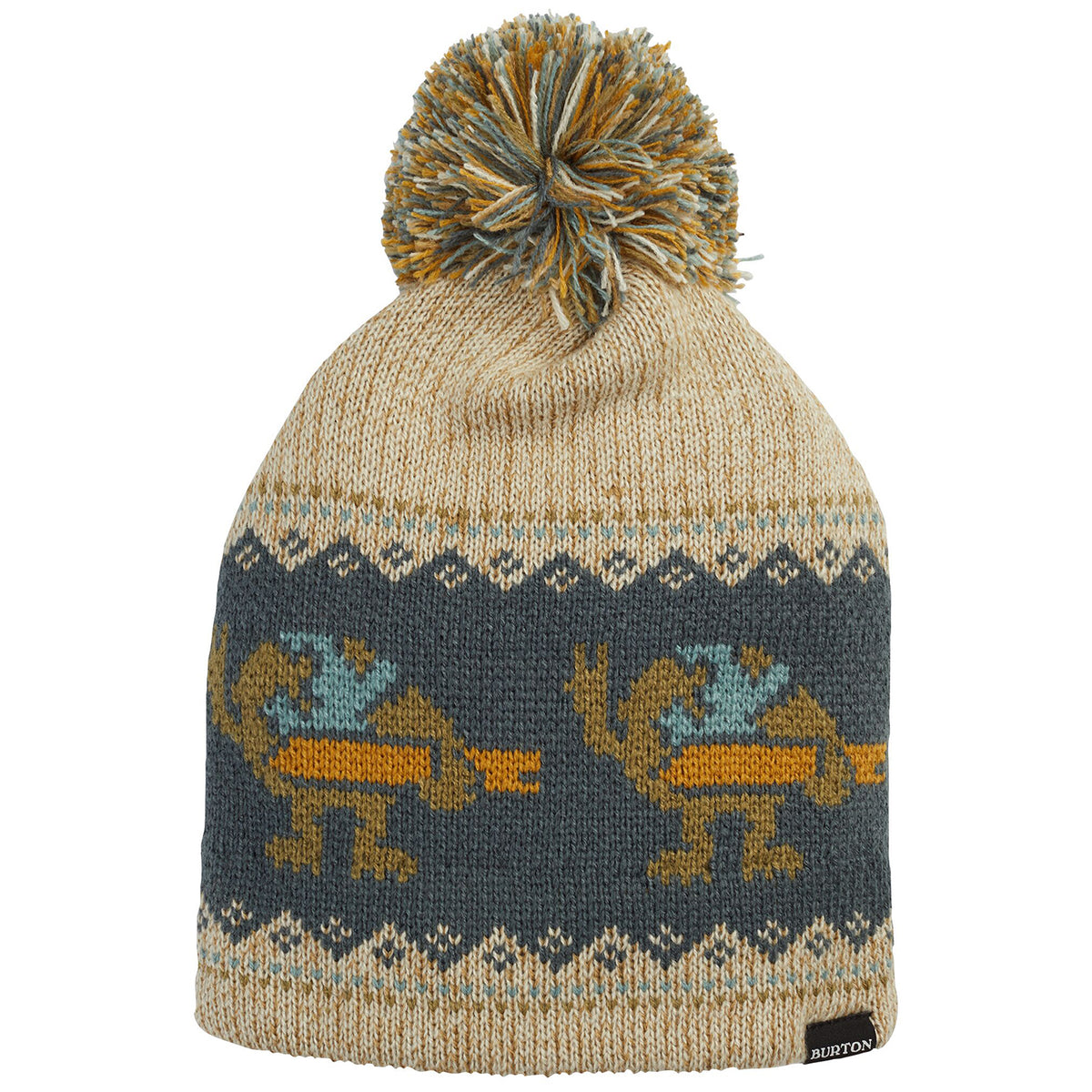 Burton Fair Isle Heritage Beanie Oatmeal Heather