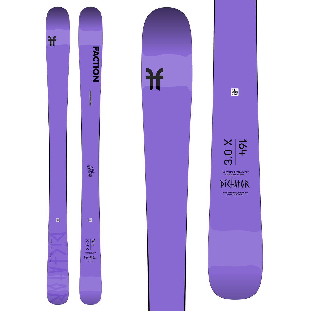 Faction Dictator 3.0X Skis - Women's 2022