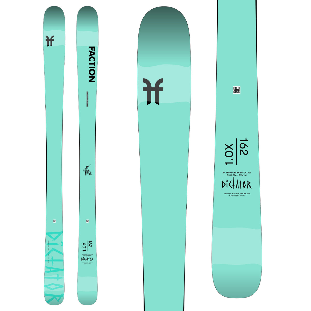 Faction Dictator 1.0X Skis - Women's 2022