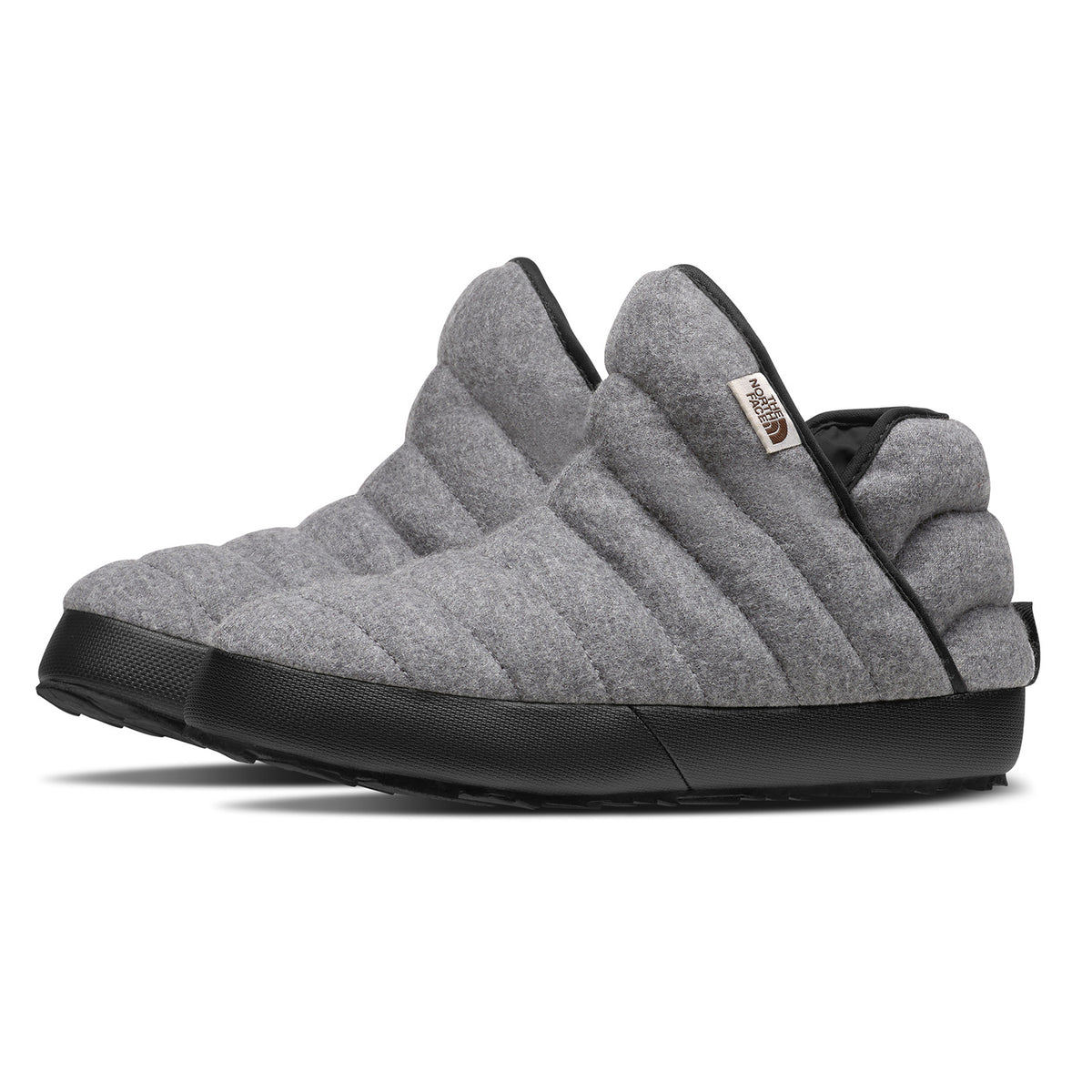 The North Face ThermoBall™ Traction Wool Booties - Women's TNF Medium Grey Heather/TNF Black