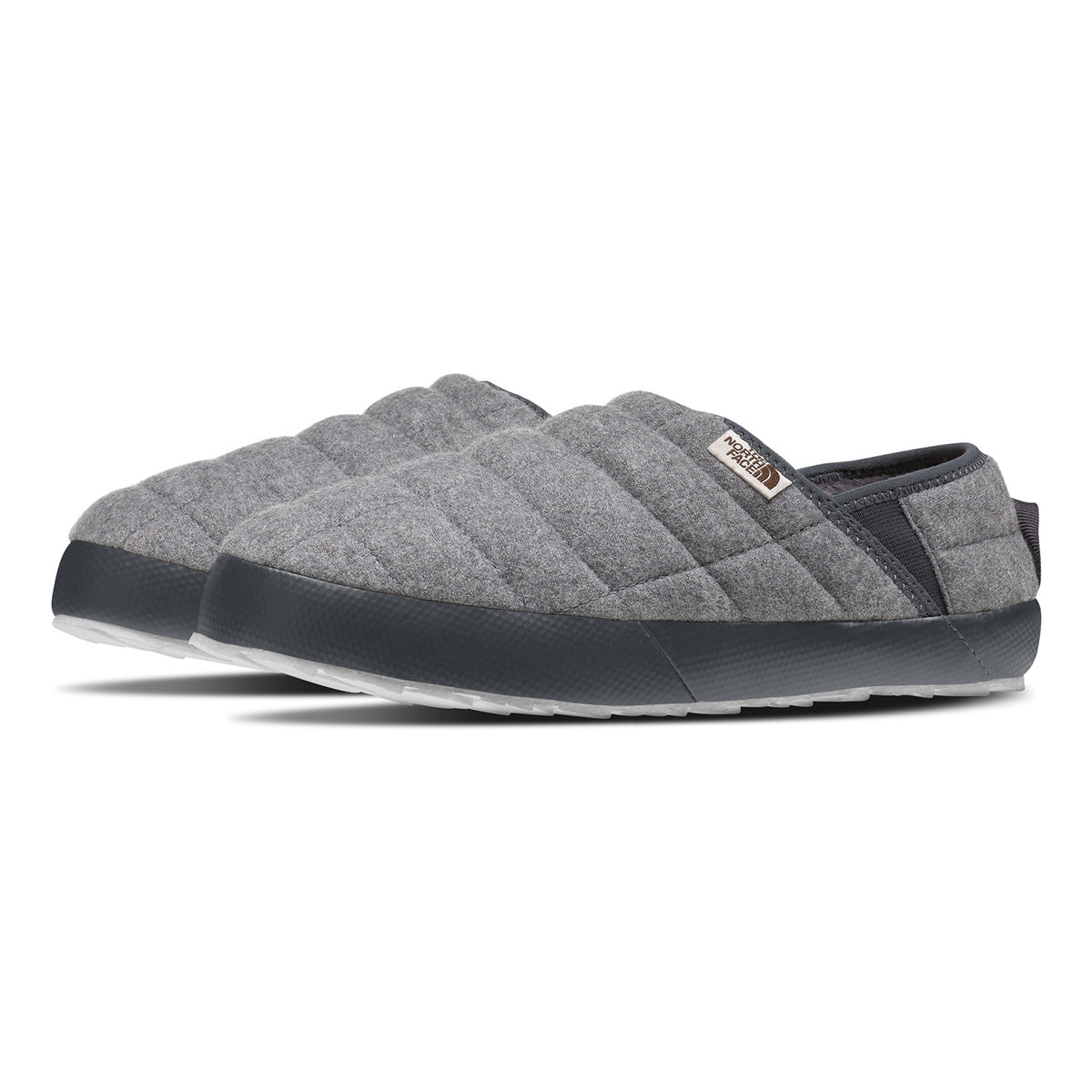 The North Face ThermoBall™ Traction Wool Mule V - Women's TNF Medium Grey Heather/TNF White
