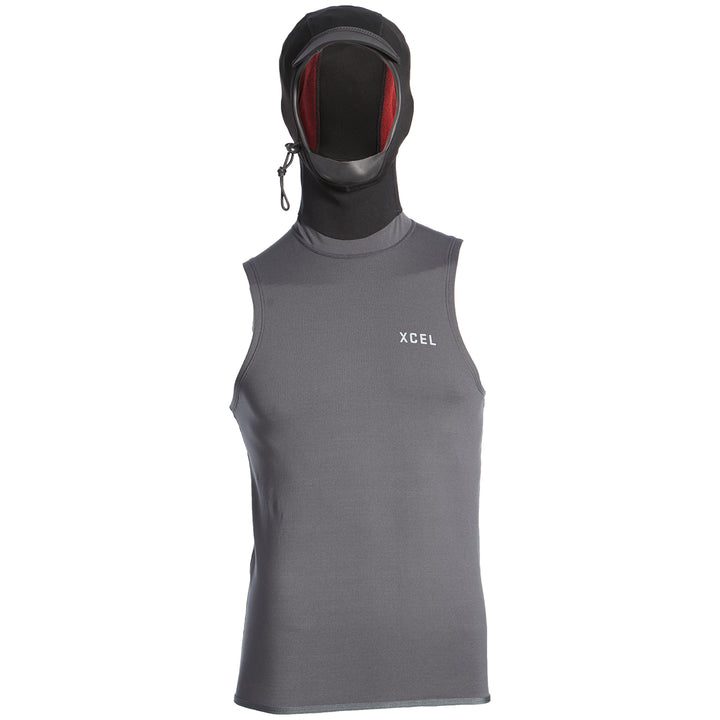 XCEL 2mm Insulate-X Hooded Wetsuit Vest Graphite