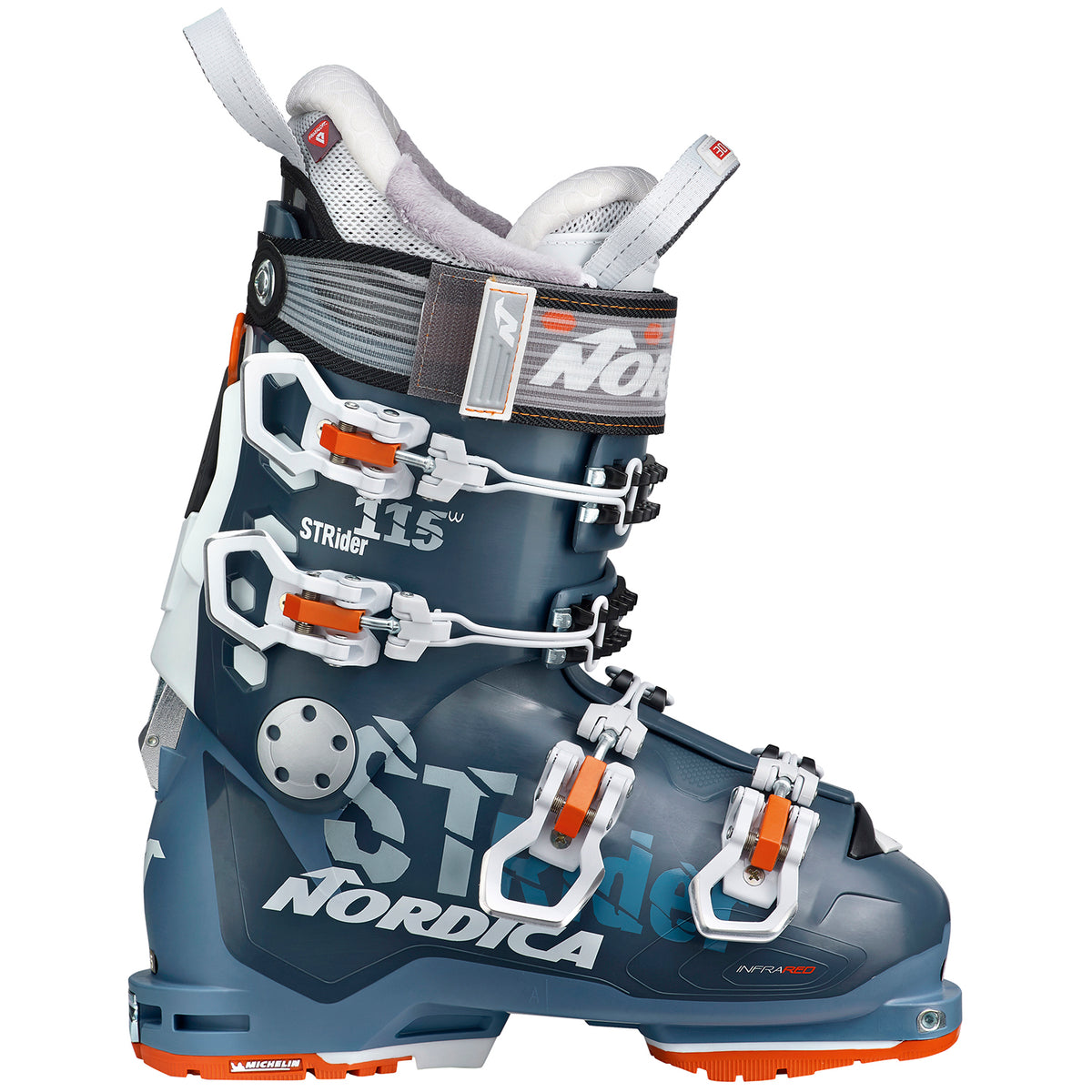 Nordica Strider 115 W DYN Alpine Touring Ski Boots - Women's 2020 Avio/White/Orange