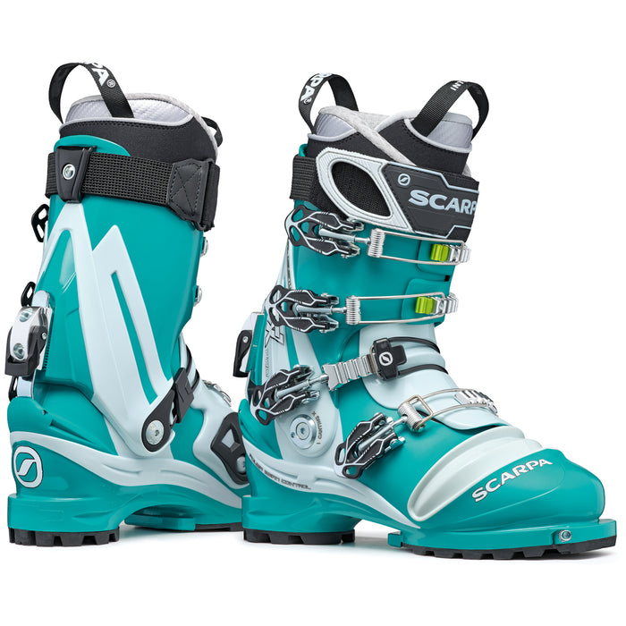 Scarpa TX Pro Telemark Ski Boots - Women's 2020 Emerald/Ice Blue