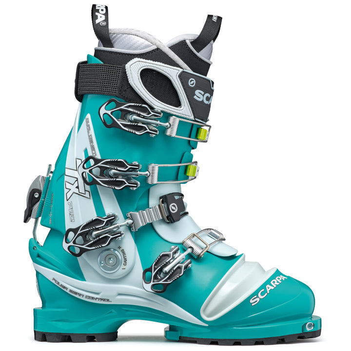 Scarpa TX Pro Telemark Ski Boots - Women's 2020 Emerald/Ice Blue