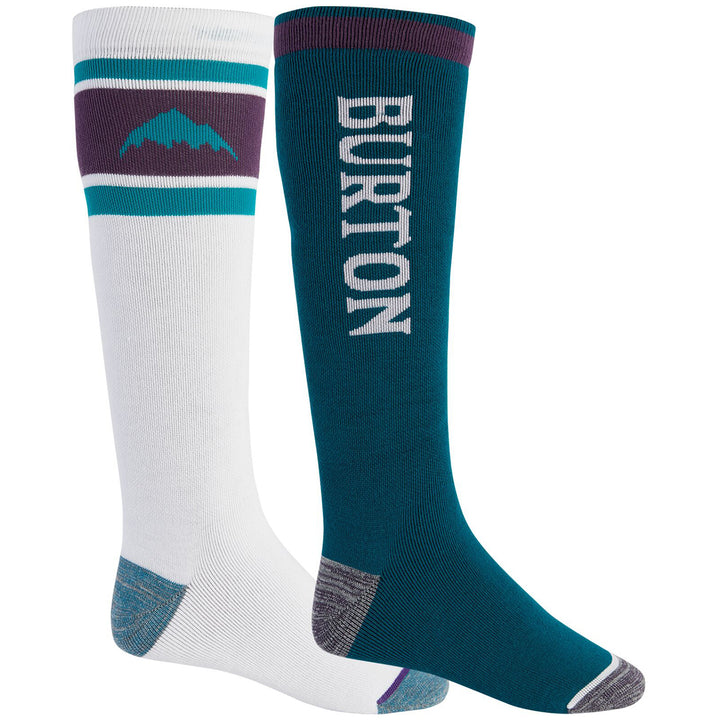 Burton Weekend Midweight 2-Pack Socks Stout White/Dynasty Green