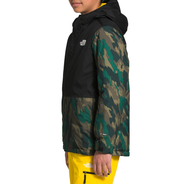 The North Face Freestyle Insulated Jacket - Kids' Evergreen Mountain Camo Print