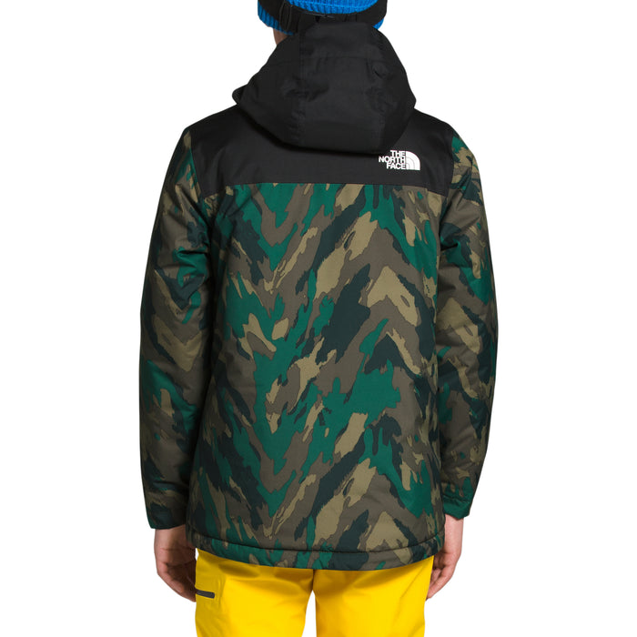 The North Face Freestyle Insulated Jacket - Kids' Evergreen Mountain Camo Print