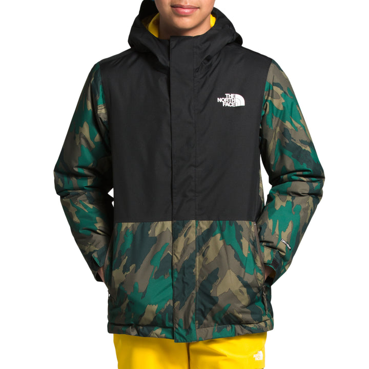 The North Face Freestyle Insulated Jacket - Kids' Evergreen Mountain Camo Print