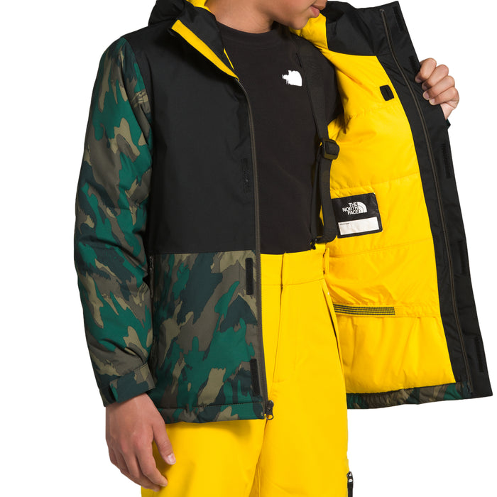 The North Face Freestyle Insulated Jacket - Kids' Evergreen Mountain Camo Print