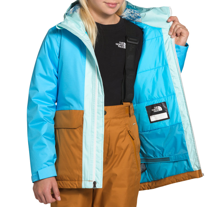 The North Face Freedom Insulated Jacket - Girls' Ethereal Blue