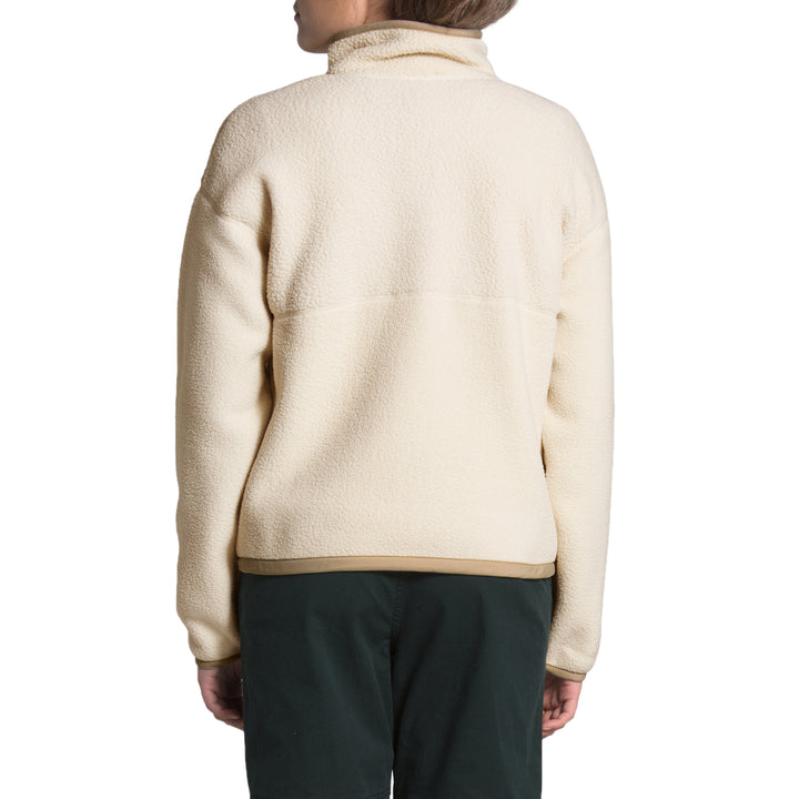 The North Face Cragmont 1/4 Snap Fleece - Women's Bleached Sand/Hawthorne Khaki