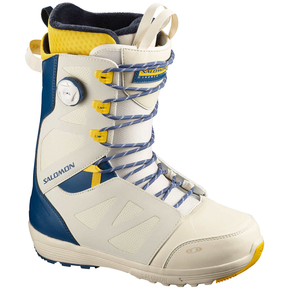 Salomon Launch Lace Boa SJ Snowboard Boots 2021 Rainy Day/Dark Denim