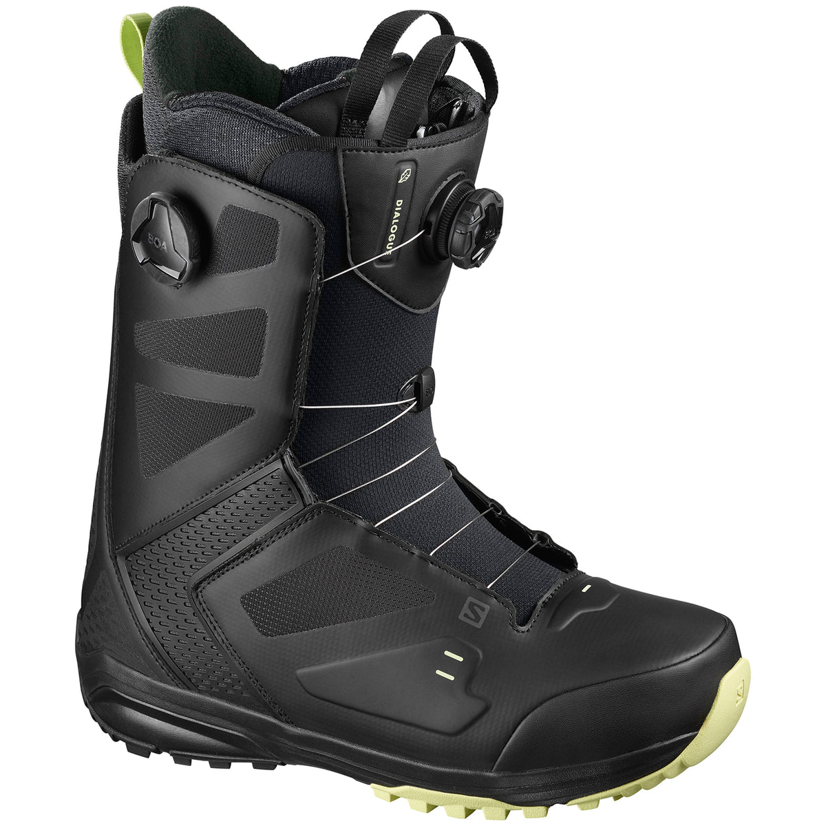 Salomon Dialogue Focus Boa Wide Snowboard Boots 2021 Black/Black