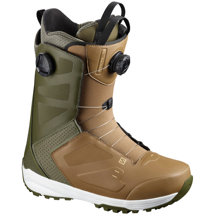 Salomon Dialogue Focus Boa Snowboard Boots 2021 Olive Night/Otter