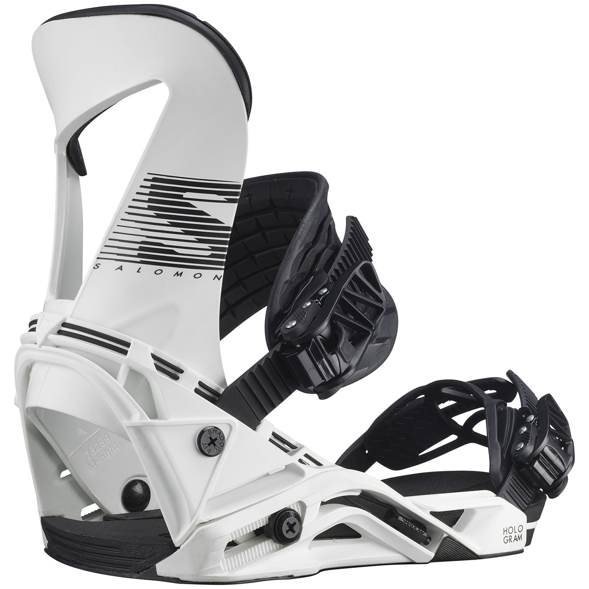 Salomon Hologram Snowboard Bindings 2021 White