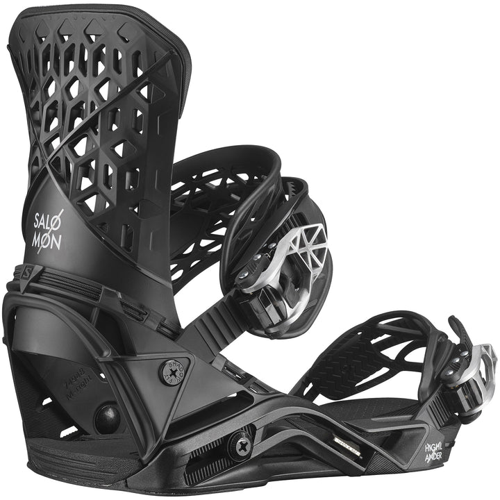 Salomon Highlander Snowboard Bindings 2023 Black
