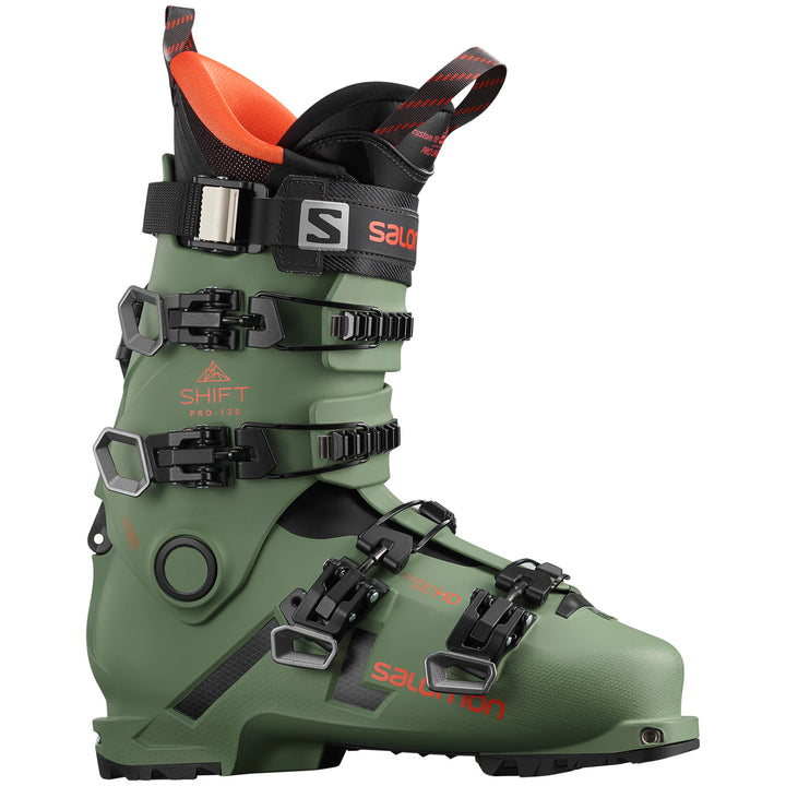 Salomon Shift Pro 130 Alpine Touring Ski Boots 2022 Oil Green