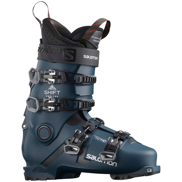 Salomon Shift Pro 100 Alpine Touring Ski Boots 2022 Petrol Blue