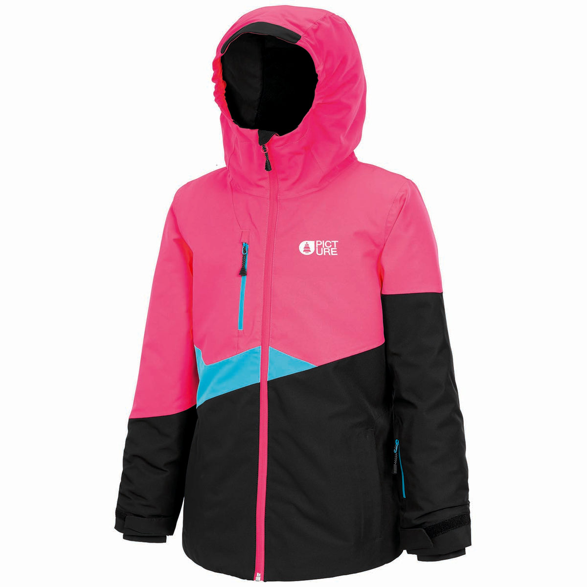 Picture Organic Naika Jacket - Girls' Neon Pink Black