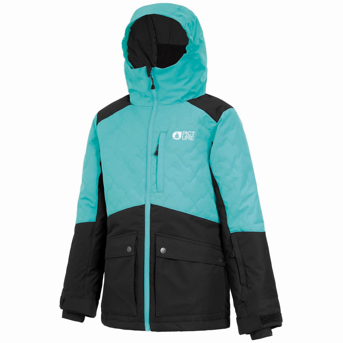 Picture Organic Leeloo Jacket - Girls' Turquoise Black