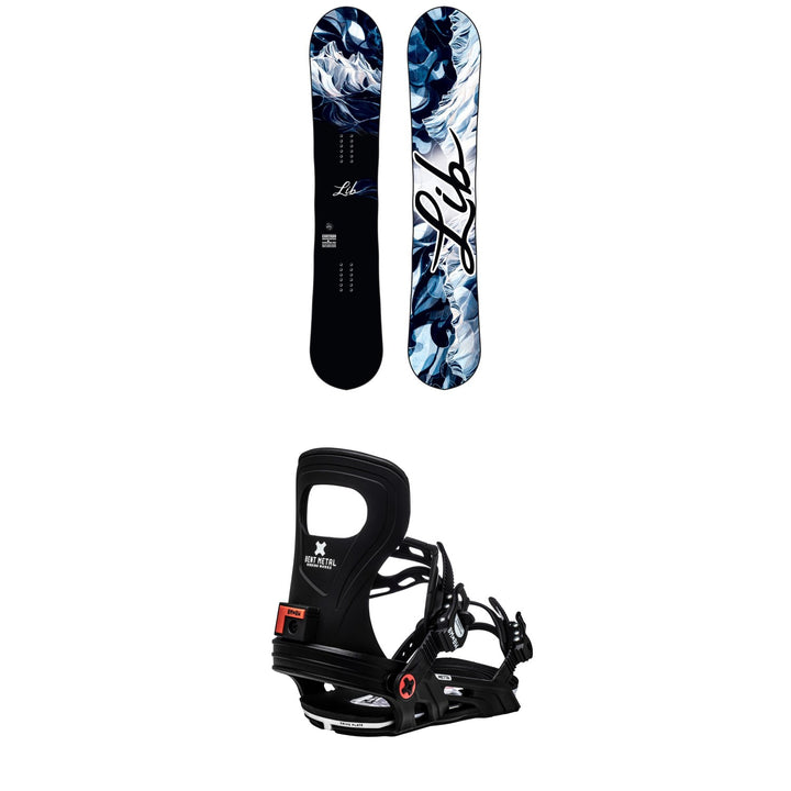 Lib Tech Cortado C2 Snowboard + Bent Metal Metta Snowboard Bindings - Women's 2021
