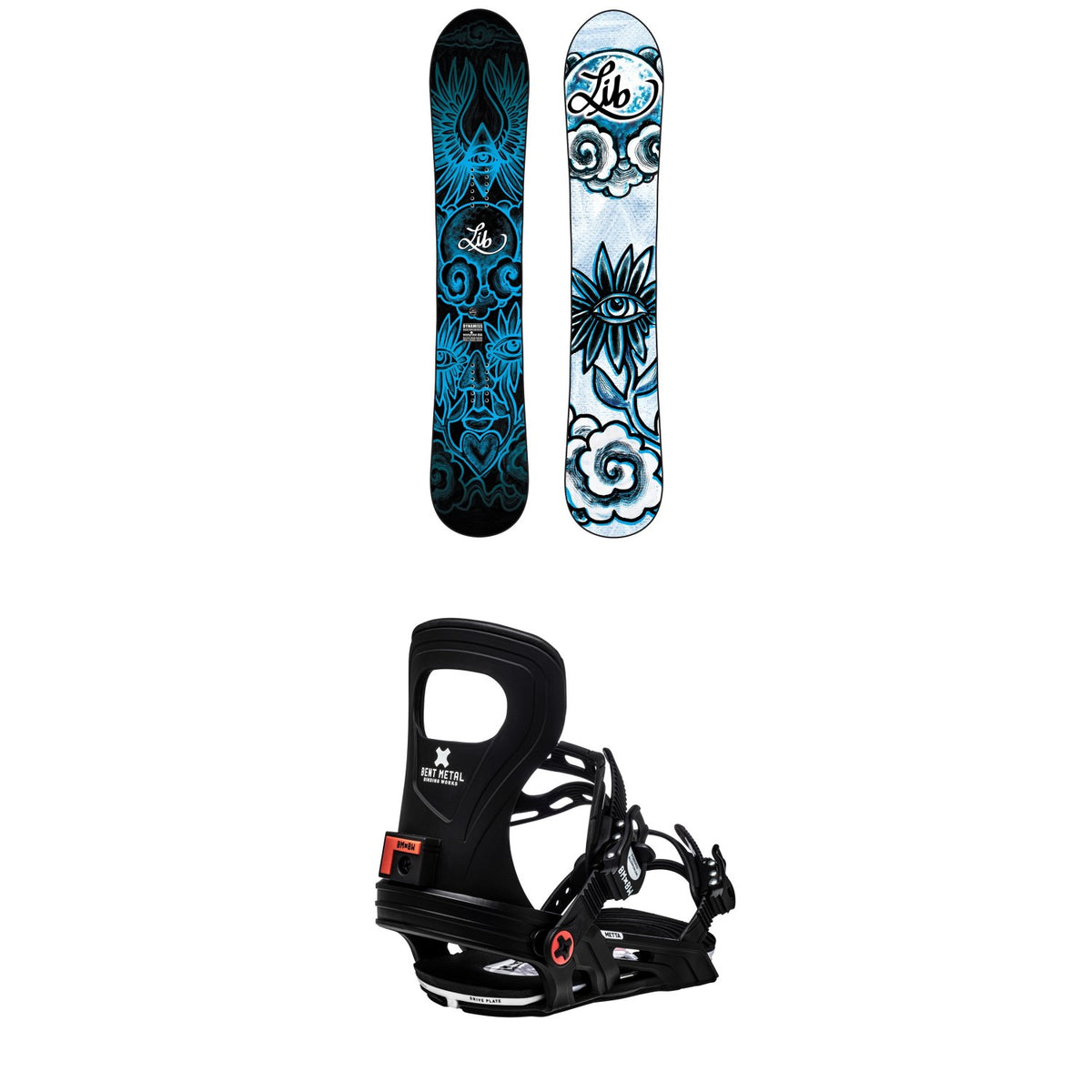 Lib Tech Dynamiss C3 Snowboard + Bent Metal Metta Snowboard Bindings - Women's 2021