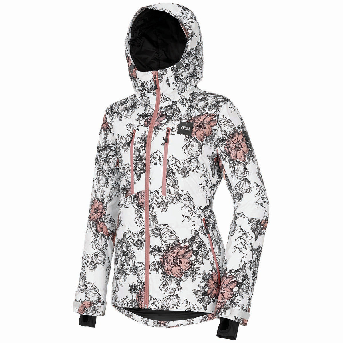 Picture Organic Pluma Jacket - Women's Peonies White