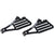 Spark R&D Splitboard Skin Tailclips Black