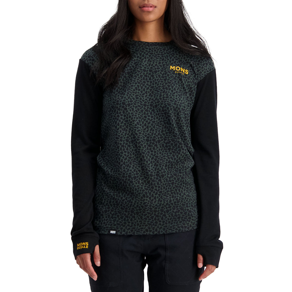 MONS ROYALE Yotei BF Tech Long Sleeve Shirt - Women's Wild Thing