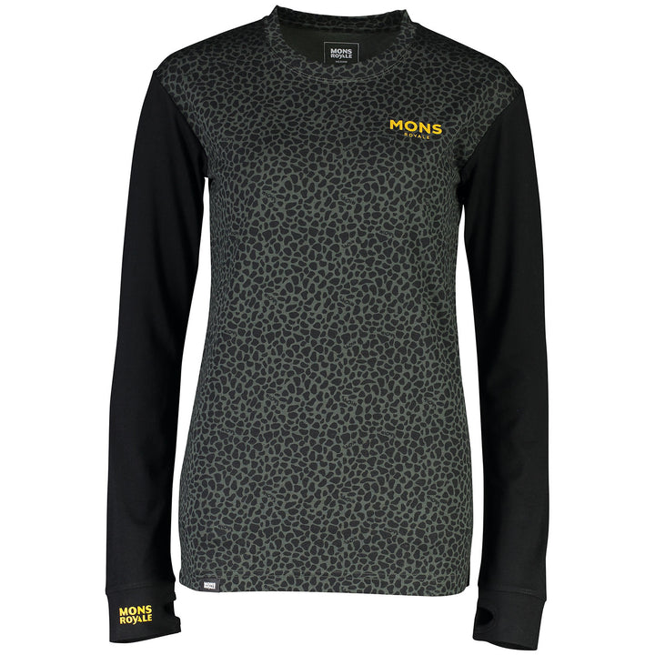 MONS ROYALE Yotei BF Tech Long Sleeve Shirt - Women's Wild Thing