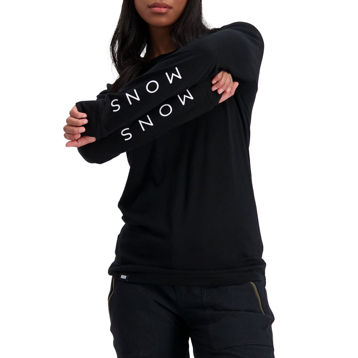 MONS ROYALE Yotei BF Tech Long Sleeve Shirt - Women's Black