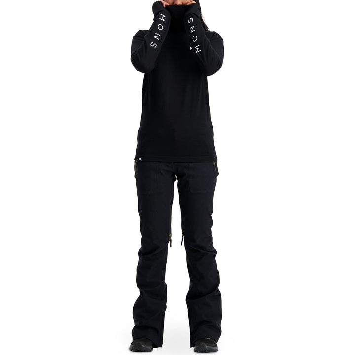 MONS ROYALE Yotei BF High Neck Top - Women's Black