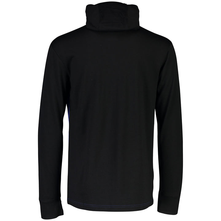 MONS ROYALE Yotei Power Hood Long Sleeve Top - Men's Black.