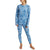 Burton Midweight Crew Top - Women's Blue Dailola Shibori