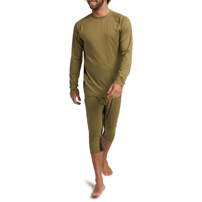 Burton Midweight X Crew Top Martini Olive/True Black