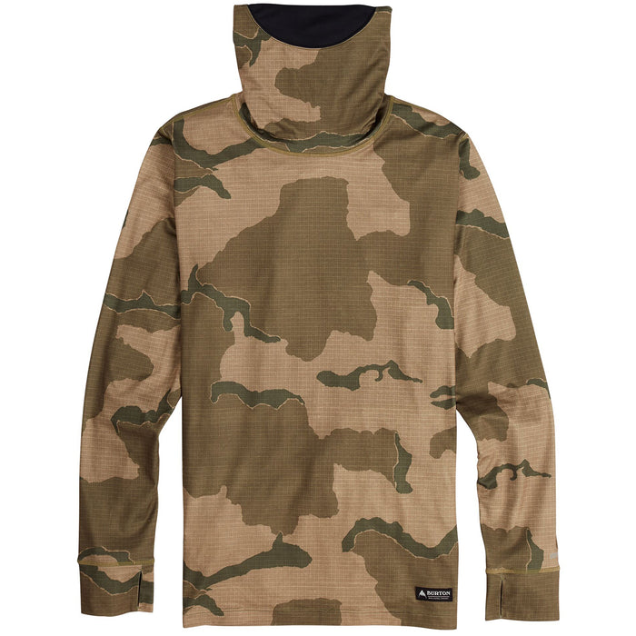 Burton Midweight Long Neck Top Barren Camo