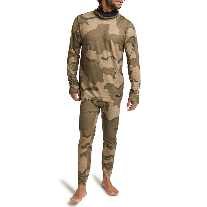 Burton Midweight Long Neck Top Barren Camo